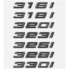 3D Car Trunk Sticker for BMW 3 Series 316i 318i 320i 323i 325i 328i 330i E46 E90 E91 F30 G20 - Logo Emblem Lettering Accessories Ak2