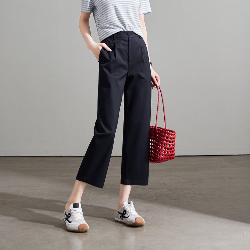 SOFSIL Women s 2026 Summer Stylish Relaxed Straight-Leg Ankle Pants 28