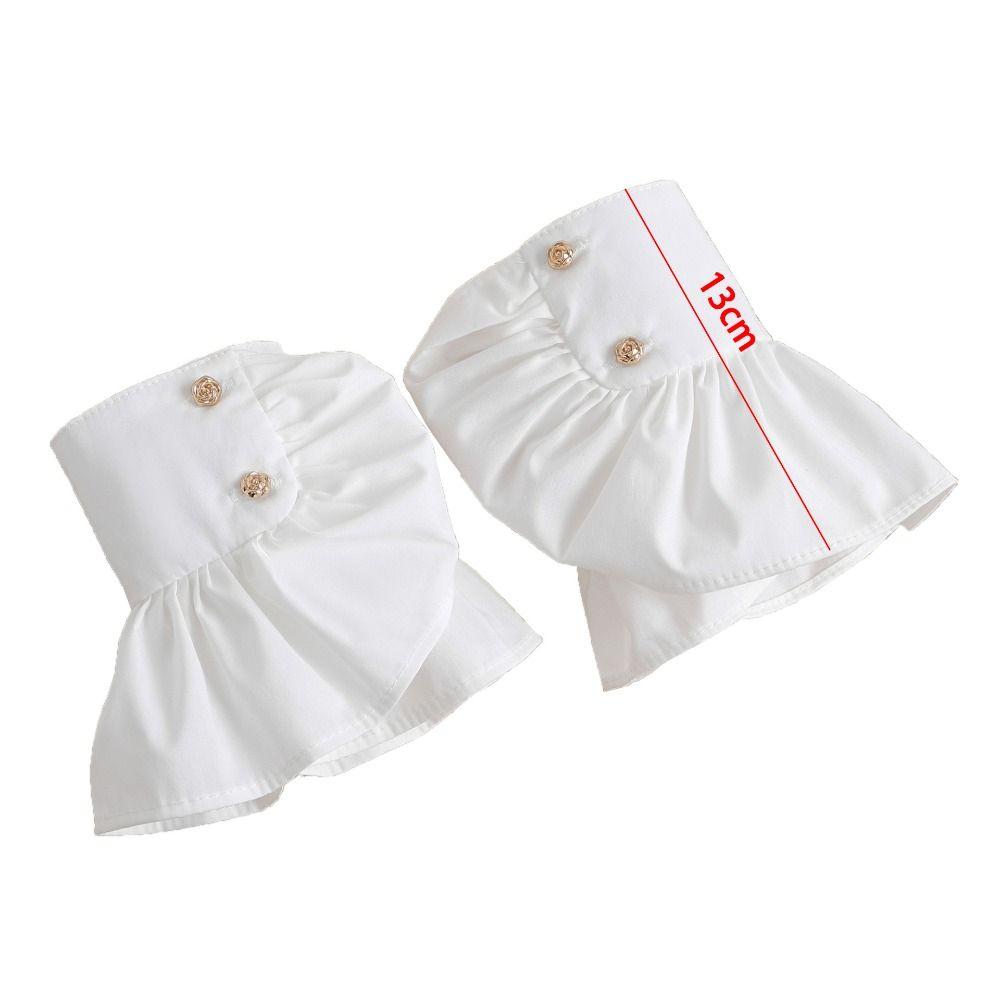 Cuff Extension Fake Flare Sleeves Sunshade Wrist Cuffs Creative Flare Sleeves  Women Girls