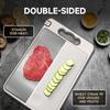 Cut Vegetables Meat Cutting Board Mats Stainless Steel Vegetable Cutting Board  Frozen Meat