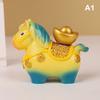 Zodiac Horse Ornaments Handcrafted Year Of The Horse Resin Cartoon Horse Statue Diy Craft