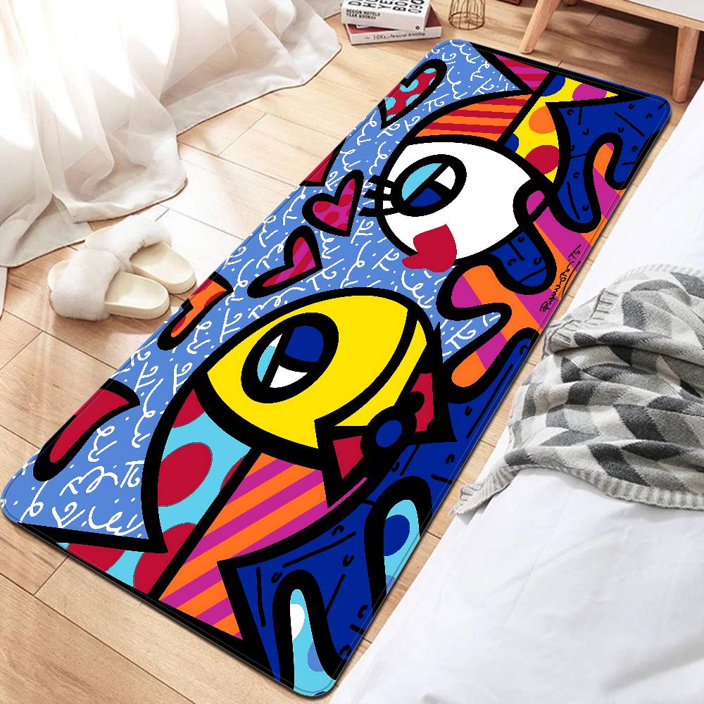 B-Britto Kitchen Mat Cheaper Anti-slip Modern Living Room Balcony Printed Modern Home Decor