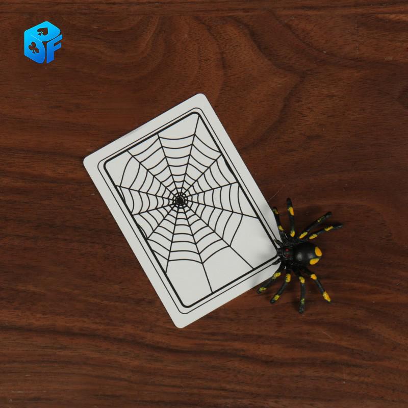 Magic Spider & Web Parody Poker Card Set - Funny Street Prank Props