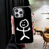 Funny Stickman Matchman Shockproof Phone Case for iPhone 17 Air 16 16E 15 Pro Max 14 Plus 13 Mini 12 Back Cover Anti Fall Fundas