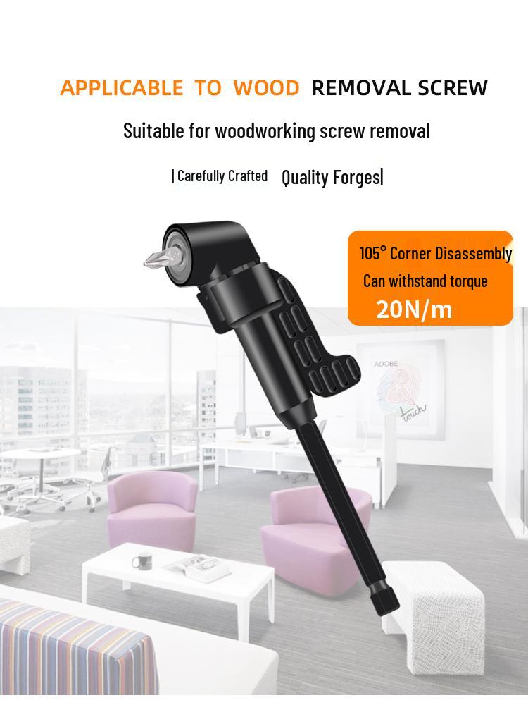 105° Electric Screwdriver Right Angle Extension Rod