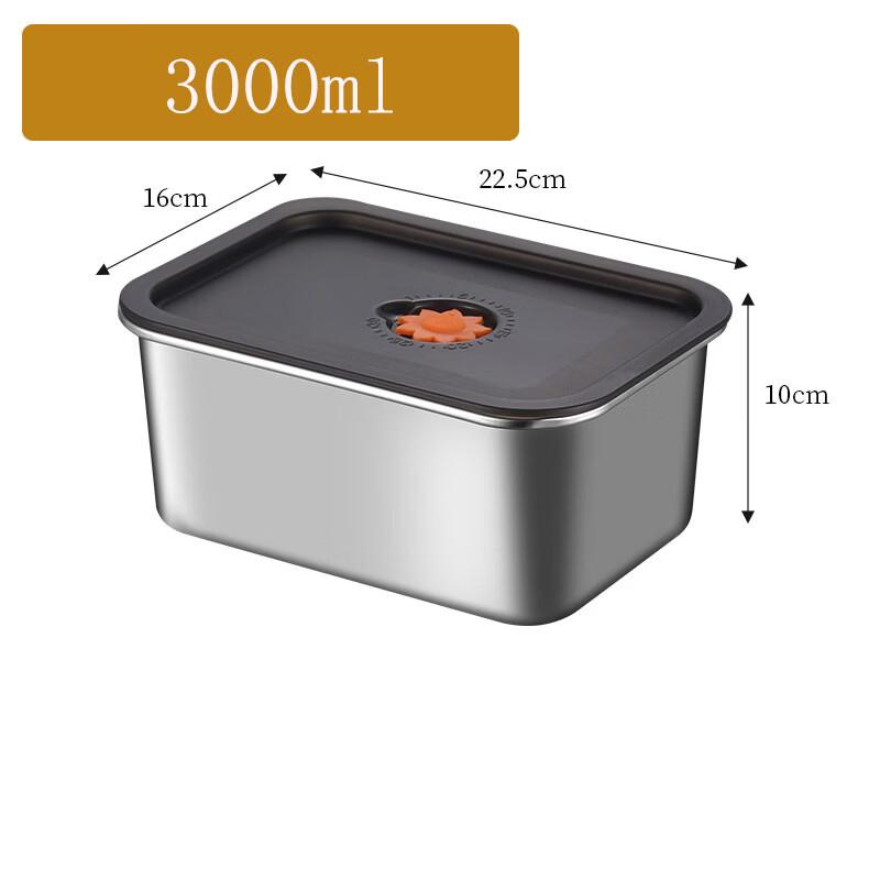 ZISIZ Zestaw Pojemników na Żywność ze Stali Nierdzewnej