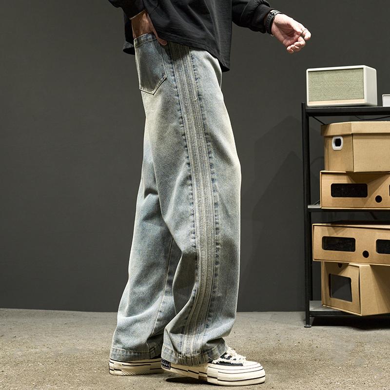 

Новые черные джинсы с мягкой свободной посадкой для подростков, прямые брюки, плотные рабочие брюки, зимние 3XL