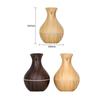 LED Wood Grain Aroma Diffuser 200ML Ultrasonic Humidifier Essential Oil for Home Office Bedroom Decorator