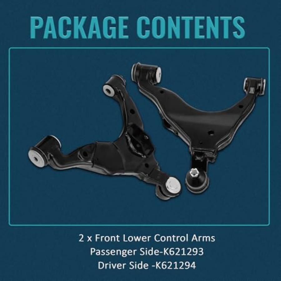 Front Lower Control Arm w Ball Joints Suspension Kit for Toyota Tacoma 20052015 4WD Base RWD Pre Runner 2.7L 4.0L Heavy Duty Of