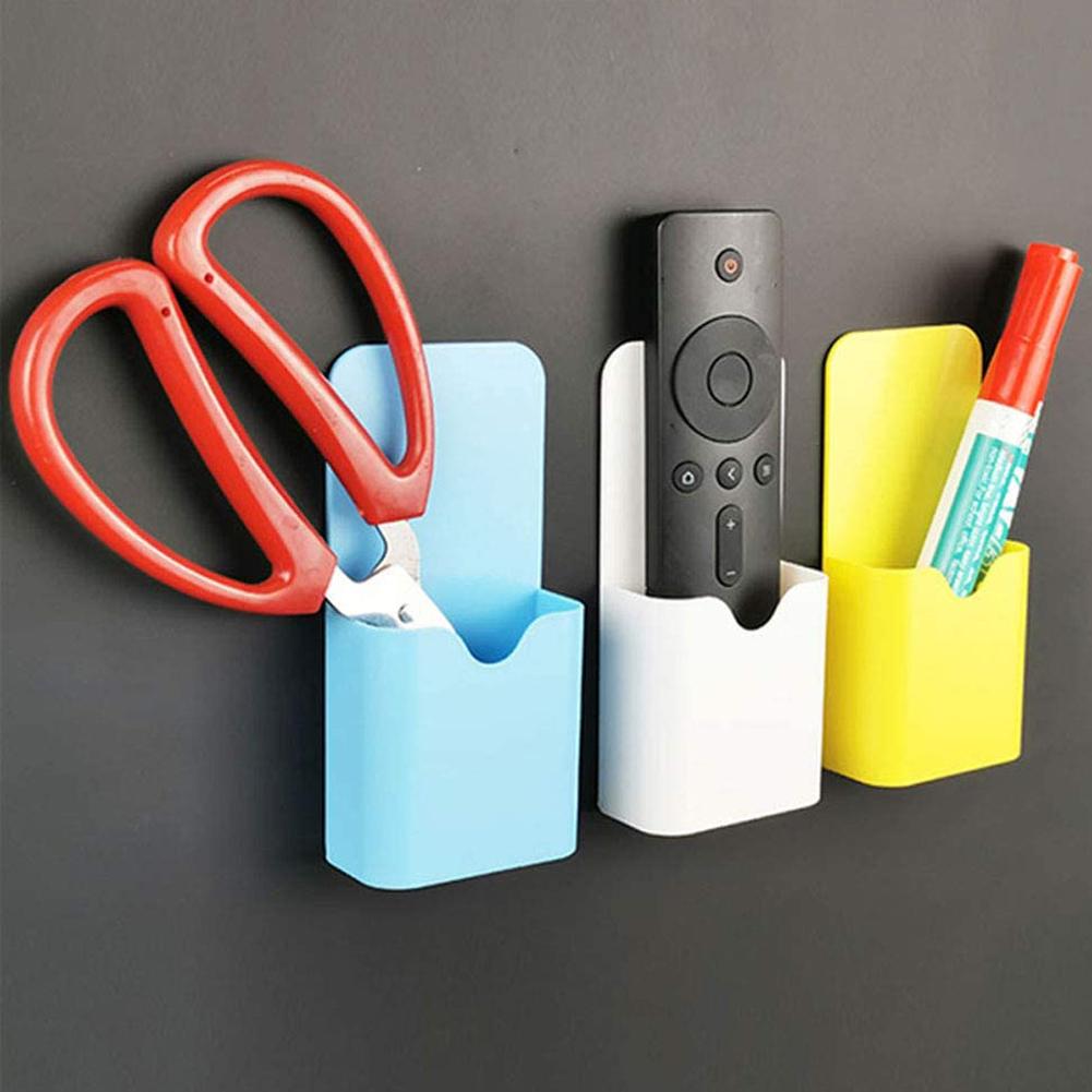 1PC Plastic Magnetic Pen Holder Pencil Cup Marker Storage Box For Refrigerator Whiteboard Locker Home Office Supplies