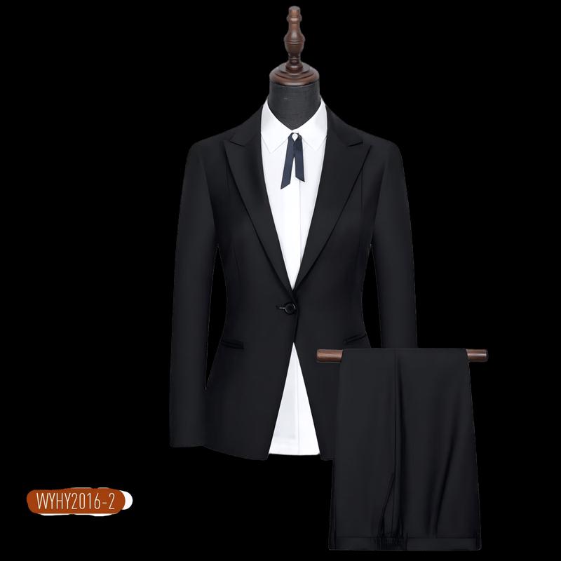 Qisu Women s Business Formal One-Button Suit 160/80