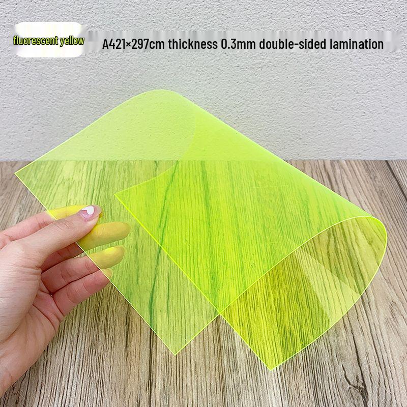 A4 Transparent Color Film for Kindergartens: Teaching Aid for Color Recognition, Painting, Light & Shadow Crafts.