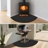 Fireplace Heat-Protection Mat 3-Layer Foldable Heat-Resistant with