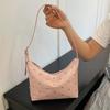 Patent Leather Rivet Underarm Bag One Shoulder Crossbody Women's Bag