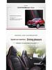 Volkswagen T-Cross All-Season Leather Seat Cushion - Full Surround, Five-Seat Fit.
