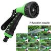 Garden Hose Nozzle Sprayer 7 Adjustable Watering Pattern Nozzle for Water Hose, Nonslip Garden Spray Nozzle Hose Attachment for Car Washing, Watering