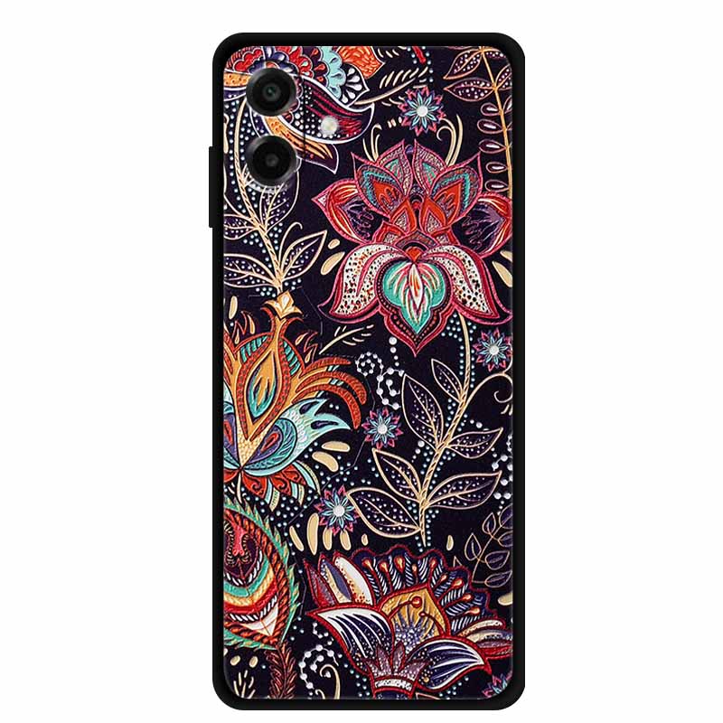 

3D Emboss Case For Samsung Galaxy A07 4G Relief Pattern Shockproof Soft Silicone Phone Case for Samsung A07 Back Cover 3D Funda Samsung A07 4G