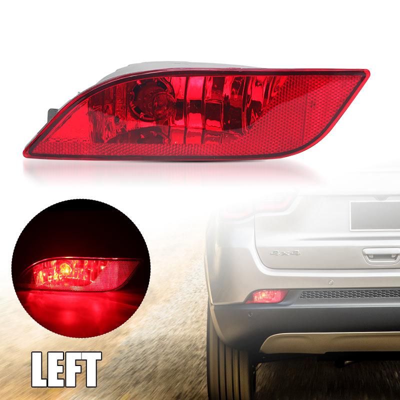 Rear Bumper Reflector Tail Light Fog Lamp W/Bulb for Jeep Compass 2017 2018 2019 2020 2021 2022 Left Right 55112674AA 55112675AA