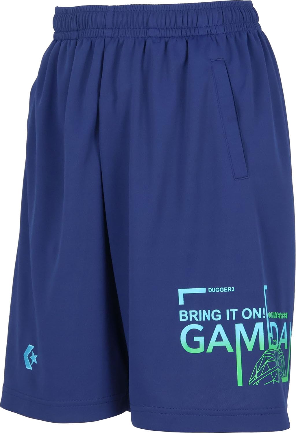 

Converse Баскетбольные шорты тренировочные штаны CB451851 Детские Юниорские. (с карманами) Темно-синий