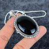 Black Onyx Gemstone Handmade 925 Sterling Silver Jewelry Pendant 2.40" M-2853
