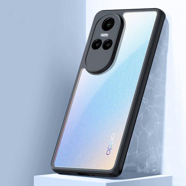 For OPPO Reno 10 5G Case For Reno 10 Pro Cover Funda Coque Hard Clear PC Soft TPU Shockproof Shell Back Bumper Reno 10