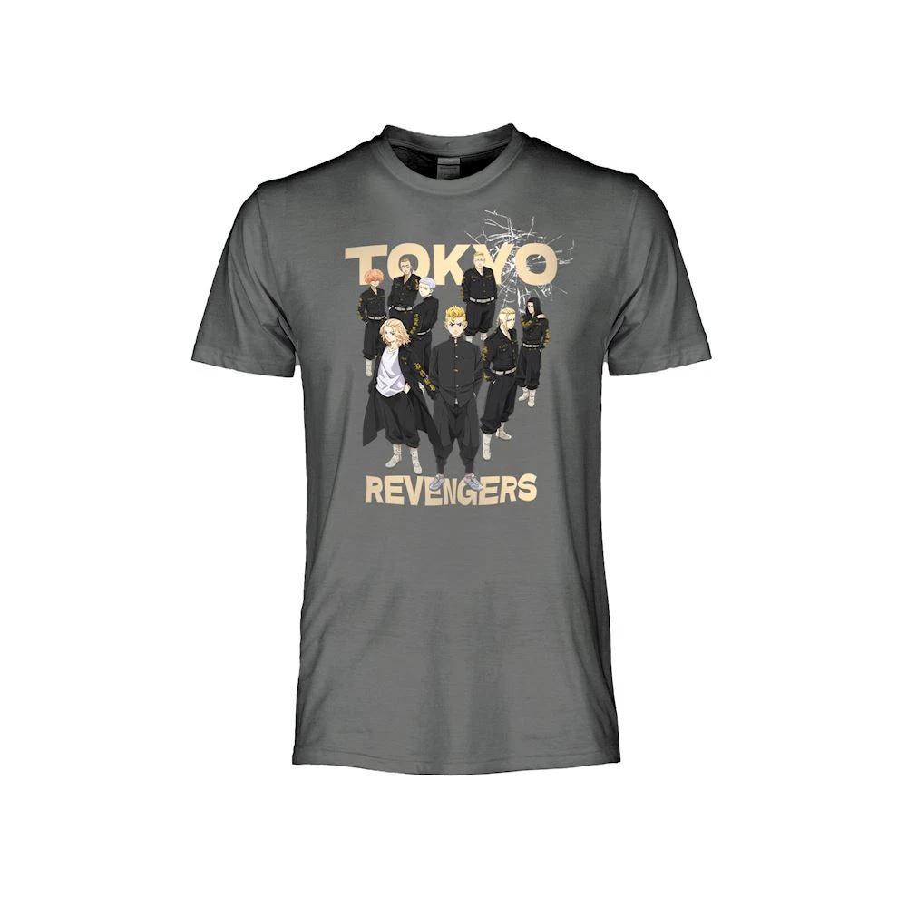 Tokyo Revengers Original Official Grey T-Shirt Jersey Manga T-Shirt- S