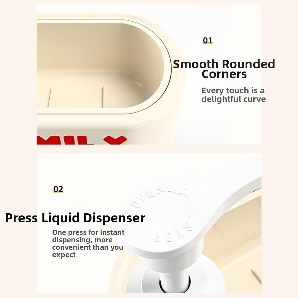 Leak-Proof Kitchen Hand Soap Dispenser Refillable Liquid Soap Container  Countertop