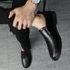 Fashion Comfortable Penny Driving Moccasin Men's Genuine Leather Loafers Slip-On Dress Shoes Casual Business Shoes for Men Classic Flats