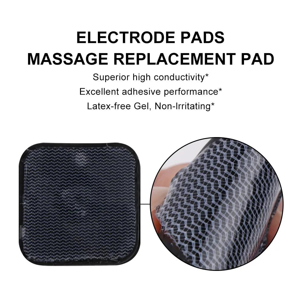 10/20pcs Self Adhesive Replacement Tens Electrode Pads for Muscle Stimulator Electric Digital Machine Massager 4*4 Cm EMS Patch