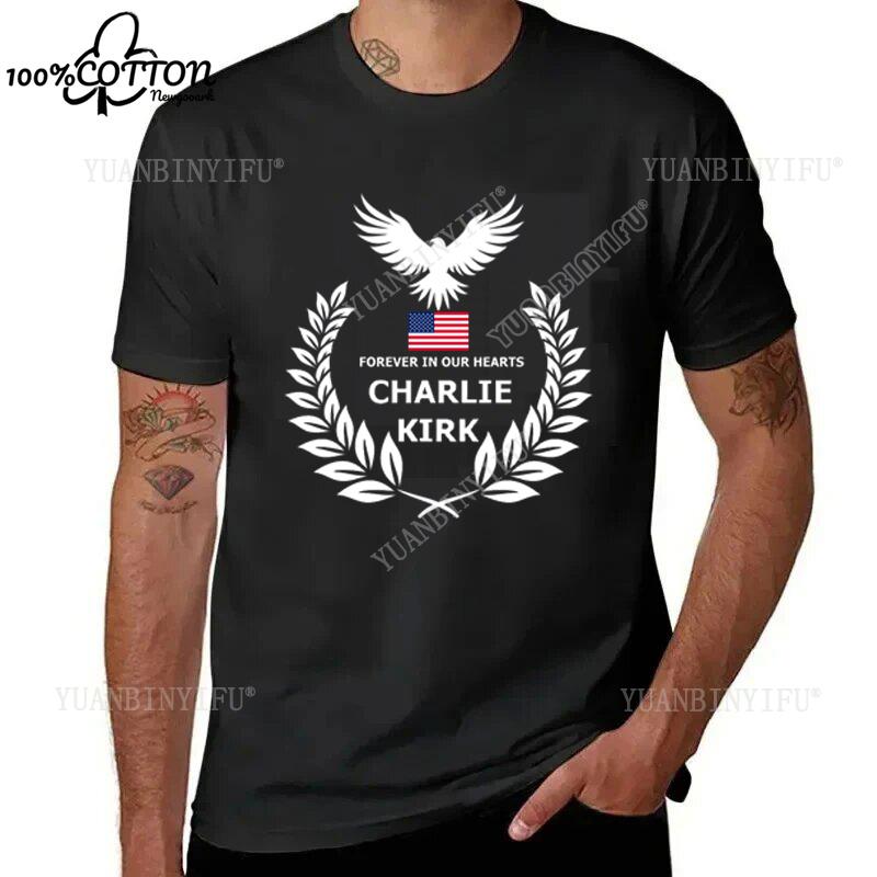 

Harajuku Unique Fashion Trend FREEDOM Charlie Kirk Printed T shirt Cotton Comfortable Harajuku Unisex Shirt Hot Product 3XL
