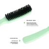Men Beard Brush with Handle Nylon Beard Brush Home Boar Bristle Ergonomic Carved Salon Men Mustache