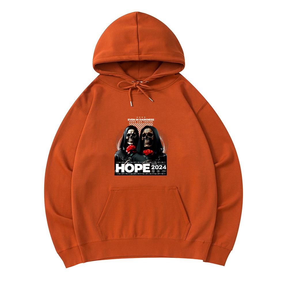 

300 GSM Men s Cotton Hoodies Hope Print Premium Cotton Sweatshirt XS армия зеленый
