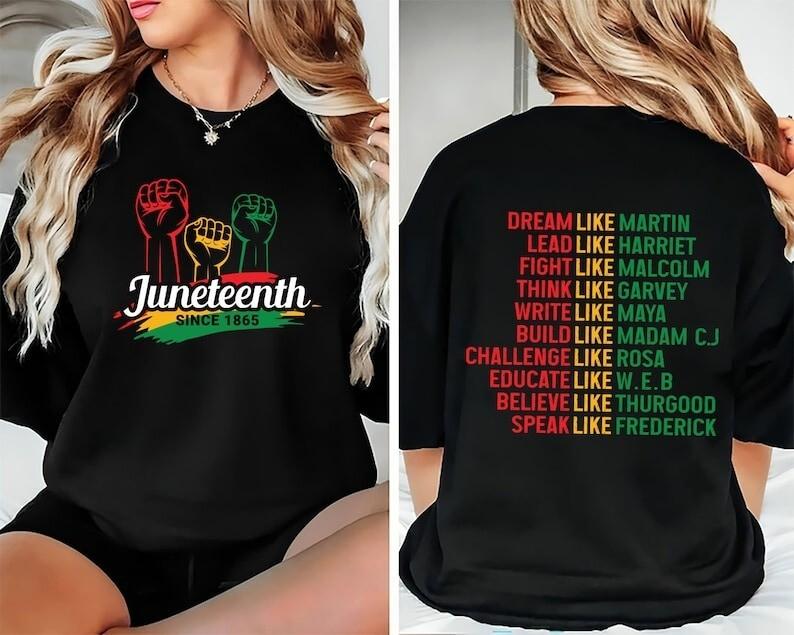 Juneteenth Shirt  Juneteenth Independence Day Shirt  Black History Day Shirt Unisex T-Shirt S