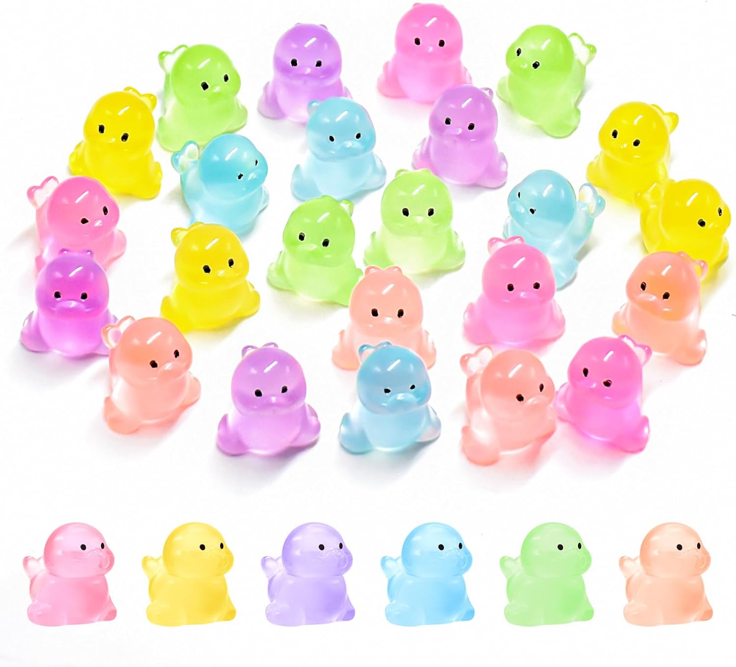

Luminous 30Pc Mini Ocean Resin Tiny Sea Lion Figurines Marine Tiny Sea Animals For Dollhouse Aquarium Diy Crafts Garden Decor 30pc