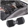 Matte Black Engine Bay Shock Protection Panel Cover Trim For Corvette C8 -25