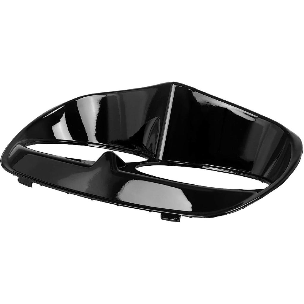 Gloss Black Motorcycle Headlamp Headlight Bezel Scowl Trim Outer Fairing for Harley Road Glide 1998-2013…