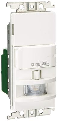 Automatic Switch with Heat Wall Cosmo Wide Single Cut LED Only Manual Switch White WTK1511W Sensor, Mount, Series, 21, 2-Wire Type,