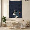 Tom Jerry Classic Adventure Tapestry Wallmounted Fashion Print Work Of Art Background Cloth Wall Decoration