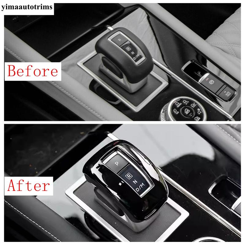 Central Control Gear Shift Water Cup Frame Panel / Shifter Head Knob Cover Trim Accessories For Mitsubishi Outlander  - 2025
