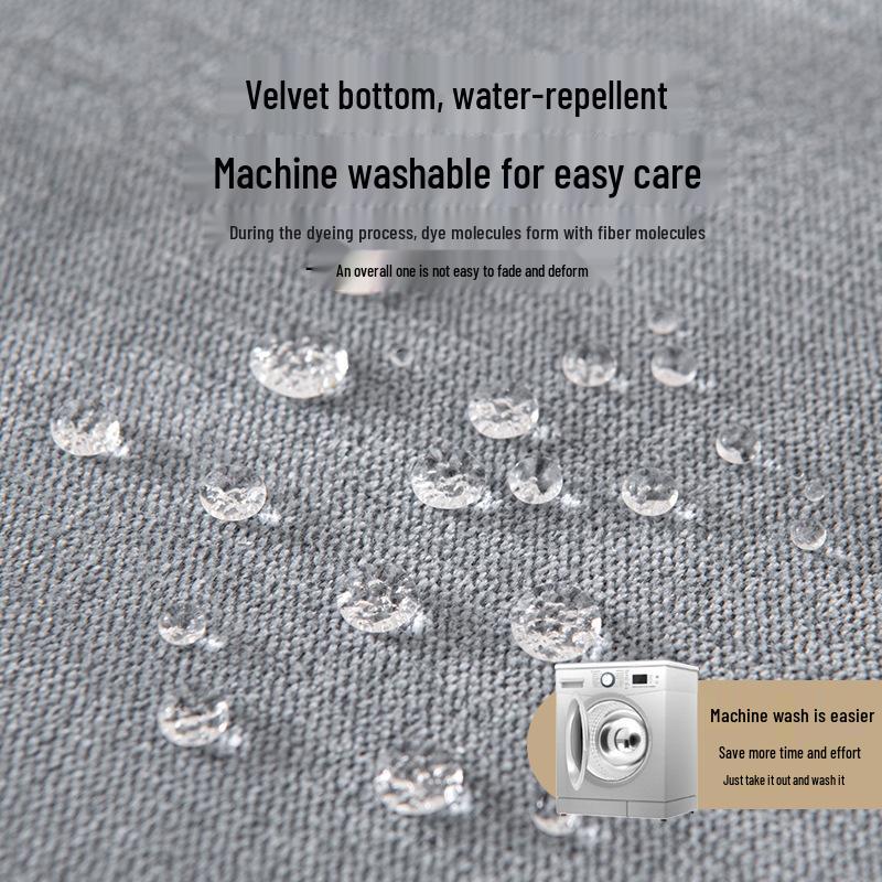 Wasserdichter Kratzfester Sofakissenbezug - Universell Rutschfest Einfarbig für Alle Jahreszeiten, Haustierfreundlich