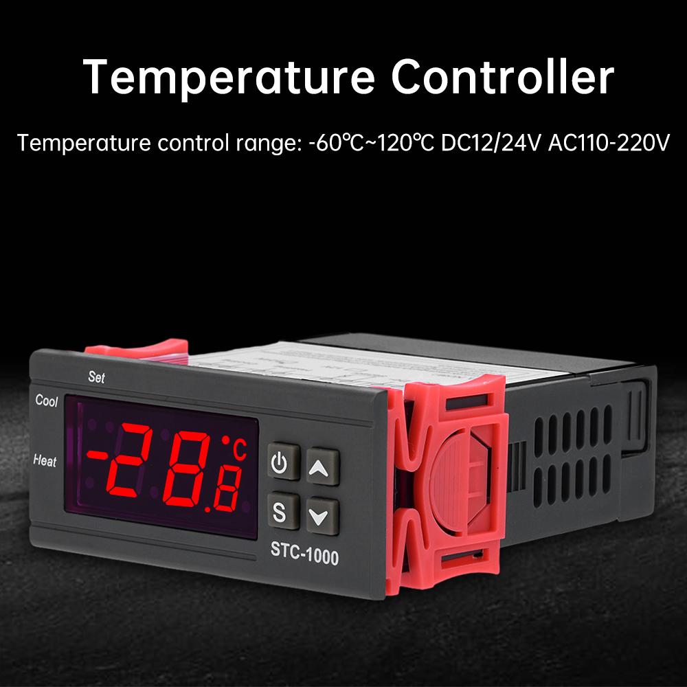 STC-1000 LED Digital Temperature Controller Temperature Regulator Thermostat Incubator 12V 24V 110V 220V