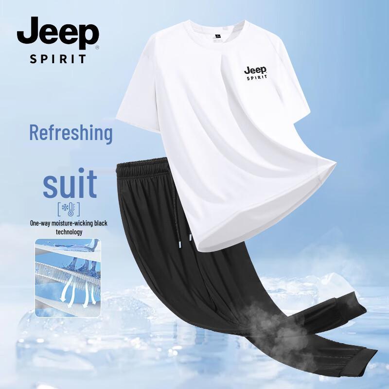 JEEP SPIRIT Men s Summer Sportswear Set L