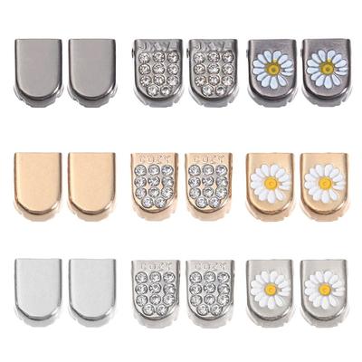 Sneaker-Kits DIY Fauler Schnürsenkel-Schnalle Metall-Schnürsenkel-Schloss Schnürsenkel-Zubehör Schnürsenkel-Spitzen Kopf