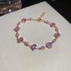 Bracciale Geometrico in Zirconi di Lusso Raffinato: Design Colorato e Versatile