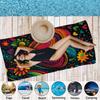1pc love Print towel Sports Quick-Drying Super Absorbent Camping Towel Super Soft Lightweight Gym Swimming Yoga Beach Towel