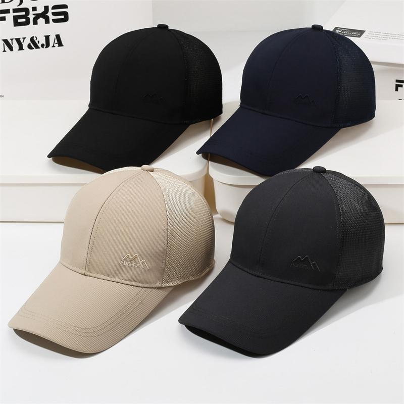 Breathable Mesh Baseball Cap Men's Summer Mesh Cap Sunscreen Outdoor Sports Cap