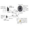 Adjustable Electric 12V Radiator Fan Thermostat Control Relays Wire Harness Kit