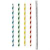 Paper Straws Mix 6/200 Mm Individually Wrapped 100 Pcs.