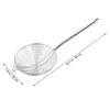 Stainless Steel Colander Spoon Wire Mesh Skimmer Ladle Diameter 20Cm Heat Resistant Handle Hot Pot Frying Food Pasta Noodle