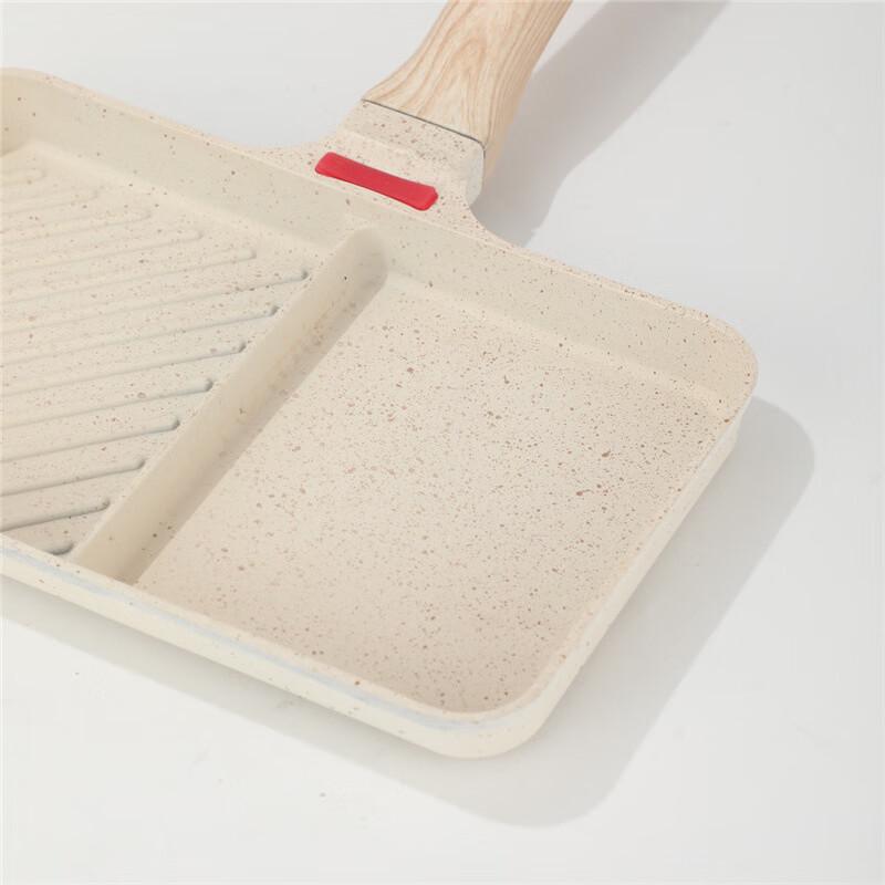 Triceratops Non-stick Double Frying Pan